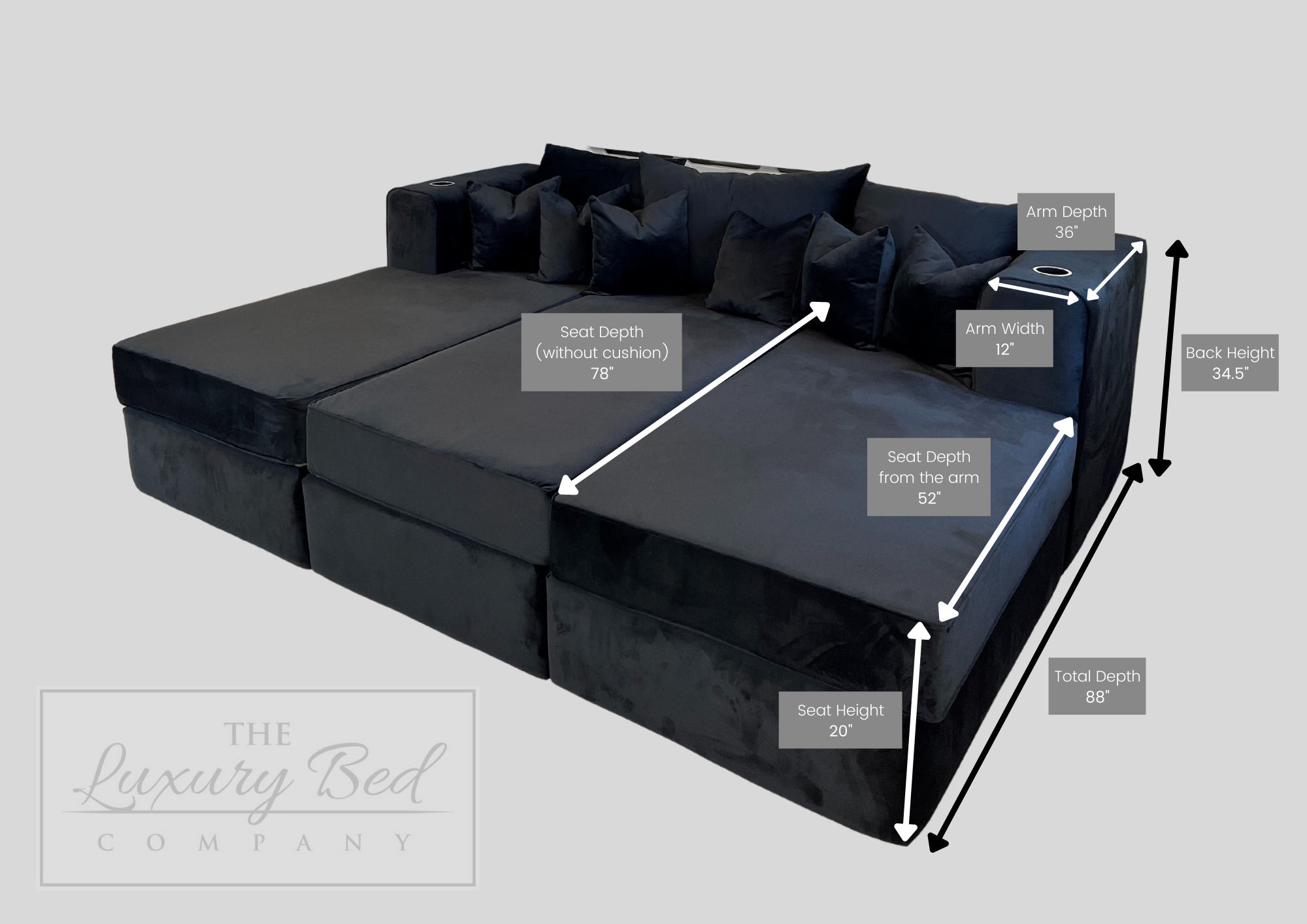 Uitbarsten warm video Cinema Sofa - The Luxury Bed Company
